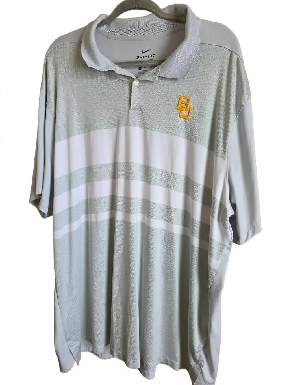 Nike Dri-FIT Baylor University Polo Shirt XXL Standard Fit